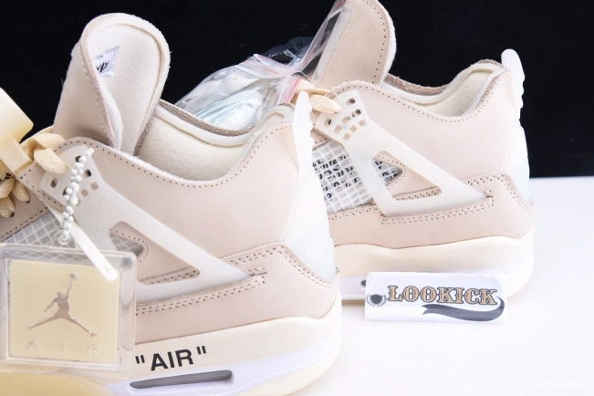 Reps LUCY CV9388-100 x Off-White Sail Jordan 4 Air 0815